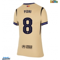 Barcelona Pedri Gonzalez #8 Bortedrakt Dame 2025-26 Kortermet